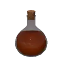 Blue-Green Glass Water Bottle