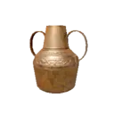 Two-Handled Brass Container
