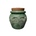 Green Jar-Shaped Water Bottle