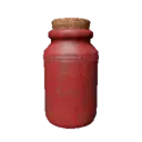Long Crimson Water Bottle