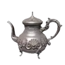 Silver-Decorated Water Bottle