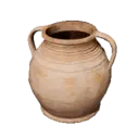Worn Two-Handled Jar