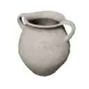 Gray Two-Handled Jar