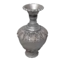 Long-Necked Silver Jar