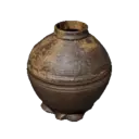 Brown Round Jar