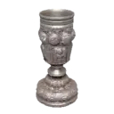 Worn Decorative Silver Mug