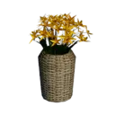 Yellow Blue-Eyed Grass Basket