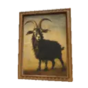 Study - A Sheep with Horns