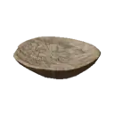 Concave Wooden Plate