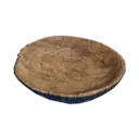 Deep Wooden Plate