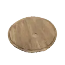 Thinly Carved Wooden Plate