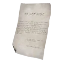 A Hunter's Letter