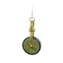 Engraved Gold Earring