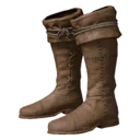Flame Knight's Leather Boots