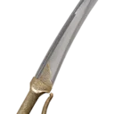 Alabaster Curved Sword