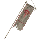 Small Ironflame Orcs Banner Pike