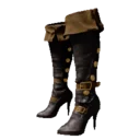 Crimson Warden's Leather Boots