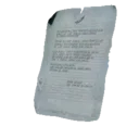 White Crow's Letter