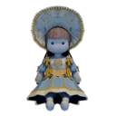 Fine Blue Bonnet Doll