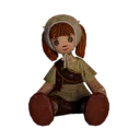 Beige Bandana Doll