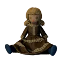 Brown Dress Doll