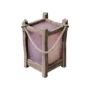 Lilac Glass Lamp