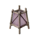 Lilac Pavilion Glass Lamp