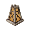 Twilight Watchtower Glass Lamp
