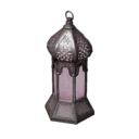 Lilac Hexagonal Lamp