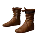 Low-heeled Leather Boots