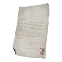 Unsealed Secret Letter